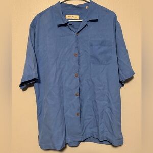 Tommy Bahama Blue Casual Button Down Shirt